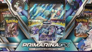 FULL ART ! Pokemon Primarina GX Premium Collection Box Opening