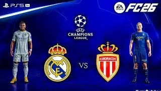 FC 26 - Real Madrid vs. Monaco - UEFA Champions League 25/26 Full Match | PS5&trade; Pro [4K60]