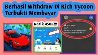 Terbukti Membayar‼️Cara Menarik 450k Di Rich Tycoon | Cara Nuyul Rich Tycoon