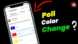 YouTube Community Poll Edit | Color Change Community Poll Edit | How To Edit Community Post