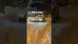 B58 is not king (in winter) 💔 #bmw #helpmemakethismakesense #340 #f30 #snow #winter #cars
