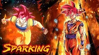 SP Super Saiyan God Goku Showcase - Dragon Ball Legends