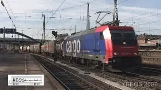 2007-02 [SDw] Haupt Bahnhof Aachen, superb mix of trains into sunset, 24 trains in 27 minutes 302-1