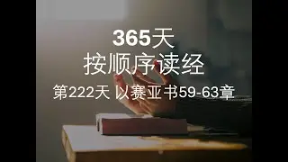 第222天以赛亚书59-63章｜365天按顺序读经