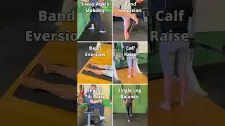 Lateral Ankle Sprain Physical Therapy Exercises | Phase 1