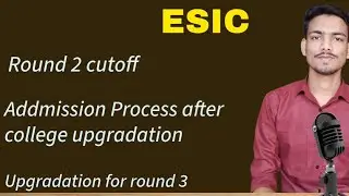 Esic Round 2 cutoff | Esic Quota cutoff #esic #esicadda247