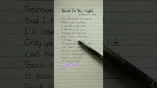 Touch In The Night ~ Silent Circle #lyrics #oldsong #oldisgoldsongs #silentcircle #music