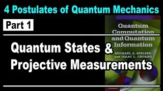 The 4 Postulates of Quantum Mechanics (part 1) | Nielsen & Chuang(Quantum Computation & Information)