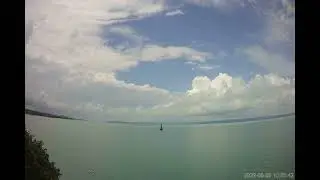 Sek&eacute;ly hidegfront a Balatonn&aacute;l  2022.06.09. /Shallow cold front at Lake Balaton