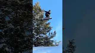 Fun Backcountry Jump  #snowboarding #fun #backcountry #snowboard