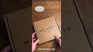 #unboxing the #toughest belt on #Earth made by #veteran hands and #vintage #americanmade #machinery