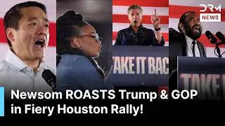 FIERY SPEECHES: Gavin Newsom Blasts Trump & GOP in Fiery Houston Rally | AC1Z