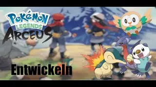 Knarksel, Bauz, Ottaro und Feurigel in Pokemon Legenden Arceus entwickeln + Meine Pokemon!