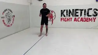 Muay Thai Jab cross with basic footwork