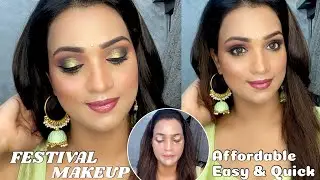 How to: Create Festival Makeup Look, Easy Glam Makeup Tutorial, Makeup for Beginners, #trending