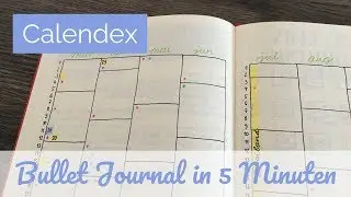 So funktioniert der CALENDEX | Bullet Journal in 5 Minuten