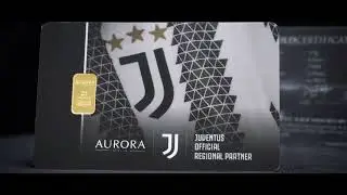 [[Aurora Italia]] Juventus Home Jersey 0.5g Gold Bar Official Launch
