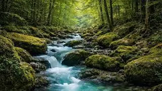 Quiet Forest Stream | Soothing Nature Water | Relaxing Background 24/7