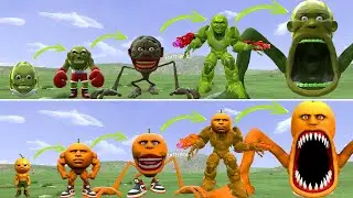 ???: ALL NEW EVOLUTIONARY FORMS OF THE LINGANG MELON MONSTER VS THE ODINDINDUN MONSTER IN GMOD!