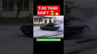 Ukraine T-80 Tank Drift #shorts #worldoftanks #youtubeshorts