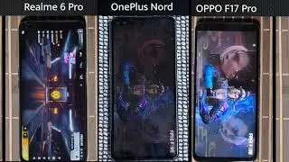 Realme 6pro vs Oneplus Nord vs Oppo F17pro Speed test