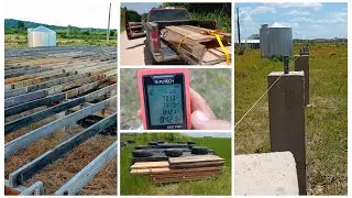 Hausbau in Belize DIY Teil 2 - Unterkonstruktion Holzrahmen - Blitz, Erfrischung und Spidy zu Besuch