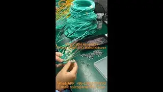 MPO connector cleaning procedures during production and inspection. #bwnfiber #odn #mpo