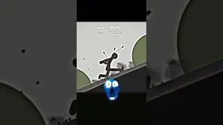 Stickman Dismount Gone Wrong 😱 | Crazy Bounce Ball Stunt Crash!#gaming