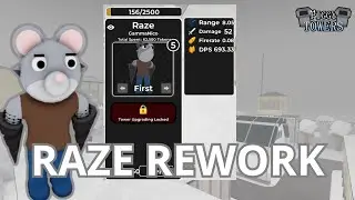 RAZE REWORK SHOWCASE | Piggy: Towers