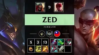 Zed Jungle vs Lee Sin - TW Challenger Patch 25.19