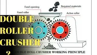 Double Roller Crusher||Coal Handling Plant||Coal Crushing||L&T Crusher #crusher #chp #powerplant