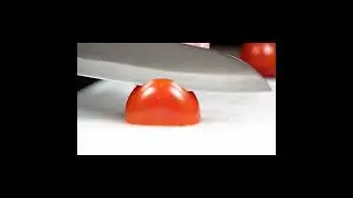 Precision Slicing Tomato or cutting what   ASMR