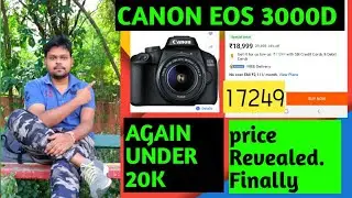 Canon eos 3000d || cheapest DSLR in 20000  in 2020 flipkart big billion days sale #canoneos3000d