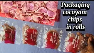 Cocoyam chips packaging 