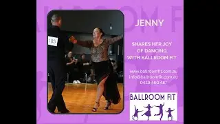 Jenny Collins shares her joy of dance with Ballroom Fit #perthformationteam #proamdancesport #dance