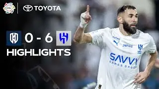 Benzema nets hat-trick on his debut, Al Hilal put SIX past Al Okhdood! ⚽️ | Powered by Toyota