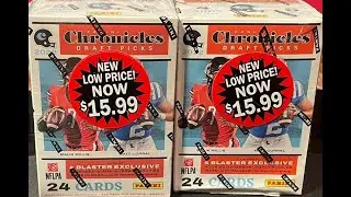 Walgreens Clearance 2022 Panini Chronicles Draft Picks football Break. 2 blaster box rip.