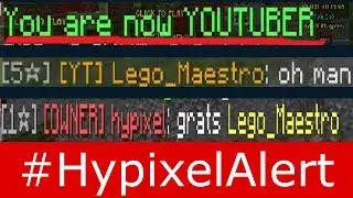 I got Youtube Rank...#HypixelAlert