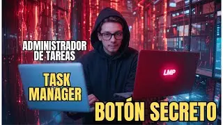 🔮 SECRET Task Manager Button. Tricks for elevated command prompt privileges with Task Manager 🚀