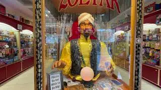 Christmas Decorations from Southport NC to Myrtle Beach SC, and Zoltar's Fortune Telling