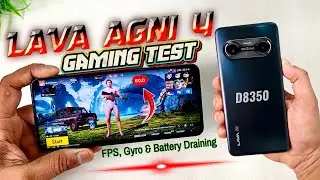 LAVA Agni 4 PUBG (BGMI) Тест на игровой процесс, FPS, гироскоп и разрядку аккумулятора | Лучший и...