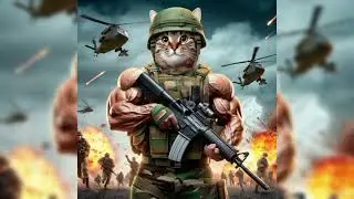 White Cat Joins the Army, Becomes Ultimate Soldier - True Story