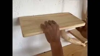 DIY Driftwood tree shelf art branch tree