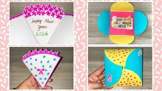 Last Minute New Year Card Simple to Make | 2 Greeting Cards Idea 