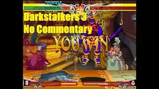Darkstalkers 3 - Oboro Bishamon Arcade Mode (PS1)(4K)(No Commentary)