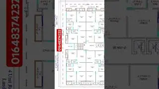 4 Unit House plan #4unithouse #shortvideo #shorts
