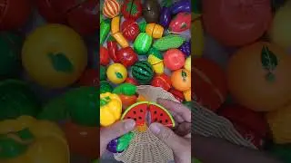 color food asmr #cuttingfruit #satisfying #asmr #funnyfood #part57