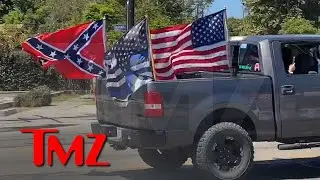 Parade of Trucks with Trump, Confederate Flags Blaze Down L.A. Streets | TMZ