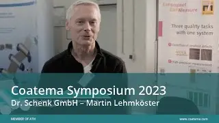 Interviews Symposium 2023: &bdquo;Dr. Schenk GmbH&rdquo;