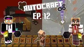 AutoCraft Season 1 Ep. 12: Piglin Bartering, and Mining to Bedrock! (Minecraft 1.16)